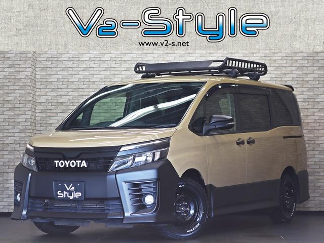 ヴォクシー(トヨタ) ＺＳ　煌　両側電動ＳＤ／純正ＳＤナビ＆地デジＴＶ／Ｂｌｕｅｔｏｏｔｈ接続／ルーフラック／ＴＯＹＯＴＡ 中古車画像