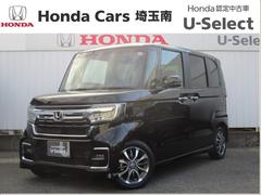 N-BOXカスタム L 純正ナビ.両側電動スライドドア.ETC.電子パーキング 両席電動スライドドア Pソナー サイドエアバッグ ナビTV Aストップ シートヒータ キーフリーシステム LEDライト リアカメ AC スマキー 中古車画像