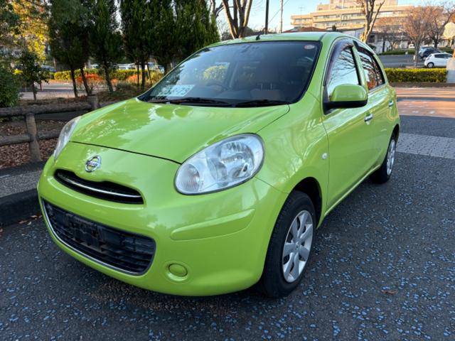 Ｈ２５　マーチ　１２Ｘ３０ｔｈ　Ｈａｐｐｉｎｅｓｓ☆ ２５，０００ｋｍ☆電動格納ミラー　ＥＴＣ　スマートキー２個有☆