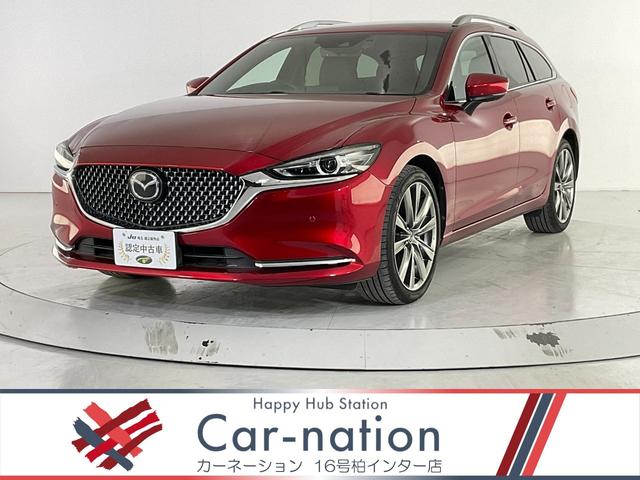 アテンザワゴン(マツダ) ２５Ｓ　Ｌパッケージ　ドライブレコーダー　ＥＴＣ　全周囲カメラ　ＴＶ　クリアランスソナー　オートクルーズコントロール　レーンアシスト　衝突被害軽減システム　アルミホイール　オートライト　ＬＥＤヘッドランプ 中古車画像