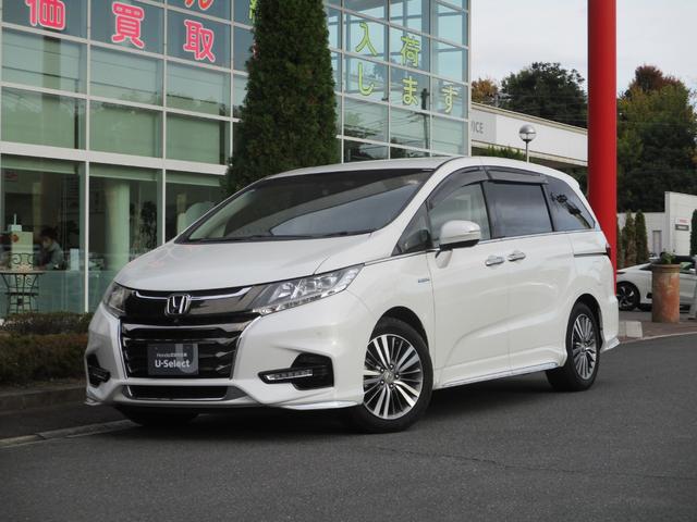 オデッセイハイブリッド(ホンダ) ハイブリッドアブソルート・ＥＸホンダセンシング　アダプティブクルーズコントロール　全周囲カメラ　ＥＴＣ２．０　パワーシート　フルセグＴＶ　ハーフレザーシート　前後ドライブレコーダー　純正ナビ　Ｂｌｕｅｔｏｏｔｈオーディオ　オートリトラミラー 中古車画像