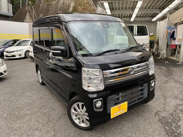 日産 ＮＶ１００クリッパーリオ Ｇ　ワンオーナー　禁煙車　インテリジェントエマージェンシーブレーキ　純正ＳＤナビ　バックカメラ　地デジＴＶ　両側電動スライドドア　オートステップ　ＨＩＤヘッドライト　フォグ　ナビ連動ドラレコ　インテリキー