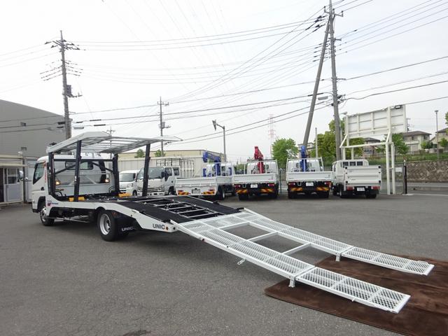 ★Ｌ－１０７６８　キャンター　２台積み積載車 無料通話のお問い合わせは００７８－６０４４－５８３４まで♪