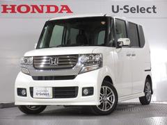 N-BOXカスタム G・Aパッケージ 純正メモリーナビBluetoothETCRカメラワンオーナー 追突被害軽減ブレーキ iストップ サイドSRS 運転席エアバッグ 横滑り防止装置付き USB接続 ワンセグTV パワーウインドウ DVD 中古車画像