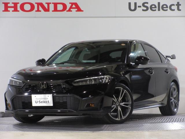 シビック(ホンダ) e:HEVEX ホンダセンシング純正メモリーナビBluetoothドラレコETCRカメラワンオーナー 衝突被害軽減ブレーキ Bカメラ シートヒーター フルセグ LEDヘッドライト サイドカーテンエアバック サンルーフ 中古車画像