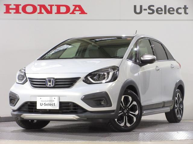 フィット(ホンダ) ｅ：ＨＥＶクロスター　ワンオーナー　禁煙　１年保証　点検整備付　４ＷＤ　９インチメモリーナビ 中古車画像