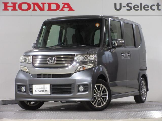 Ｎ−ＢＯＸカスタム(ホンダ) Ｇ・Ａパッケージ　ケンウッドメモリーナビＢｌｕｅｔｏｏｔｈ　追突被害軽減ブレーキ　ｉストップ　サイドＳＲＳ　両側電動ドア　運転席エアバッグ 中古車画像