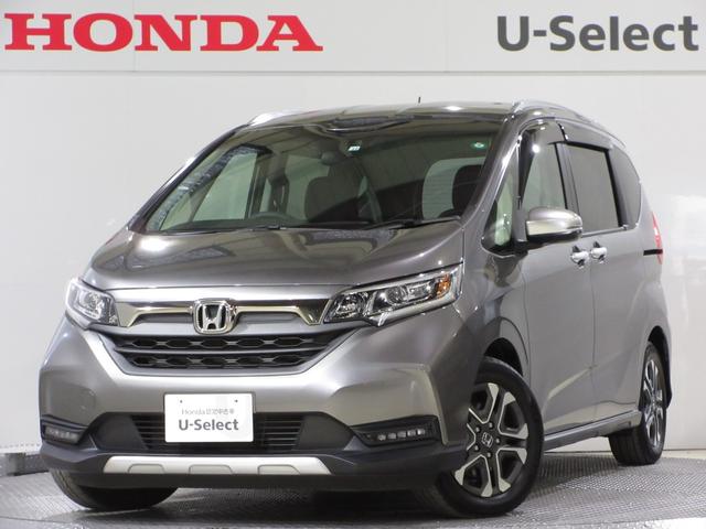 フリード＋ハイブリッド(ホンダ) ハイブリッド・クロスター　純正９インチメモリーナビＢｌｕｅｔｏｏｔｈＥＴＣＲカメラワンオーナー　シ−トヒ−タ−　ＶＳＡ　クルコン　ＬＥＤライト　サイドカーテンエアバック　フルセグＴＶ　両側電動スライドドア　フルオートエアコン 中古車画像