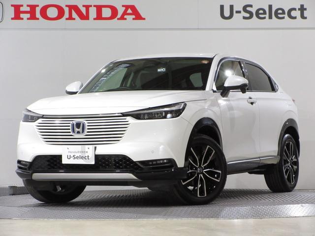 ヴェゼル(ホンダ) ｅ：ＨＥＶＺ　ホンダセンシングホンダコネクトディスプレイＢｌｕｅｔｏｏｔｈドラレコＲカメラＥＴＣワンオーナー　衝突回避支援ブレーキ機能　１オナ　スマキ　Ｐトランク　フルオートエアコン　Ｄレコ　エアバッグ　記録簿付 中古車画像