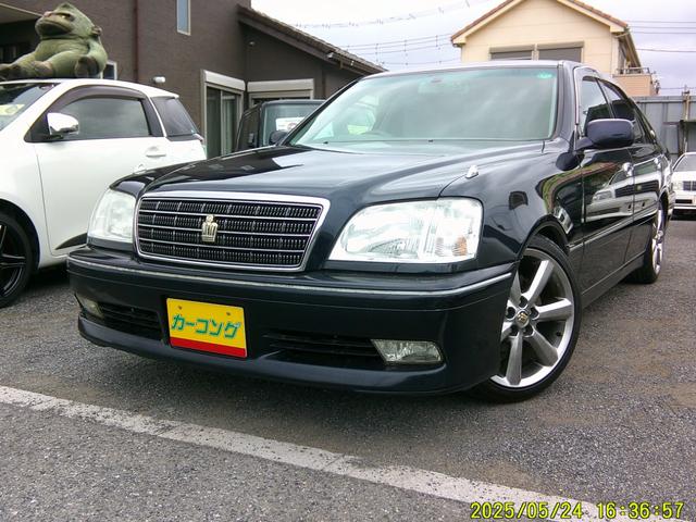 ロイヤルエクストラリミテッド　後期型　１Ｇエンジン　ローダウン　１８インチアルミホイール　社外コンビハンドル　運転席パワーシート　キーレスキー　ＥＴＣ付き