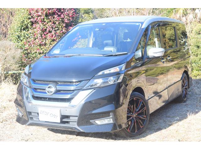 ｅ－パワー　ハイウェイスターＶ　防水シート車　衝突軽減　９インチ純正ナビ　両側パワースライド　アランドビューモニター　ＥＴＣ　走行中ＴＶ視聴可　Ｂｌｕｅｔｏｏｔｈ接続可　シートヒーター　クリアランスソナー　フルセグ　１９インチＡＷ