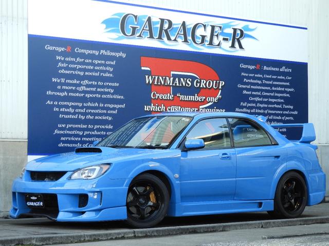 スバル インプレッサ ＷＲＸ　ＳＴｉ　スペックＣ　チャージスピードワイドボディキット　スペＣ　ベンチレータールーフ　車高調　社外スリットローター　フジツボマフラー　社外ヘッドライト　ＫＯＹＯラジエーター　社外エアクリ　ｗｅｄｓ１８ＡＷ　ＨＫＳＥＶＣ