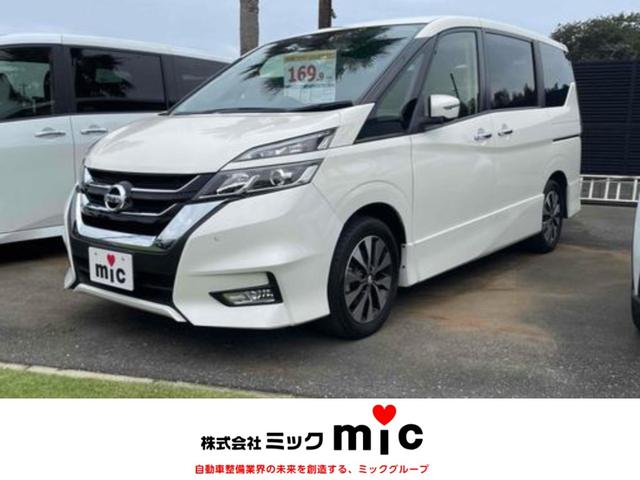 セレナ ハイウェイスター　プロパイロットエディション　ＥＴＣ　バックカメラ　ナビ　ＴＶ　クリアランスソナー　オートクルーズコントロール　レーンアシスト　衝突被害軽減システム　両側電動スライドドア　オートライト　スマートキー　電動格納ミラー　３列シート（1枚目）