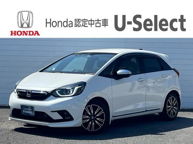 ｅ：ＨＥＶリュクス　純正ナビ　バックカメラ　ＥＴＣ　ドライブレコーダー前後　シートヒーター　ＨｏｎｄａＳＥＮＳＩＮＧ　ＨｏｎｄａＣＯＮＮＥＣＴ　ＬＥＤヘッドライト　スマートキー　キーレス　ＣＤ・ＤＶＤ再生　ワンオーナー(1枚目)