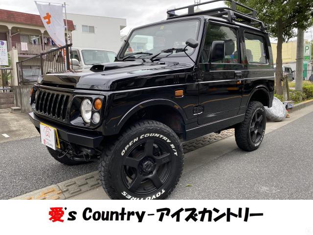 スズキ ジムニー ＸＣ 後期エンジン載せ替えラジエター リビルト新品済み法人ユーザー買取車両ナビＥＴＣトーヨーオープンカントリーＬＥＤテールランプルーフキャリア付の中古車｜グーネット中古車