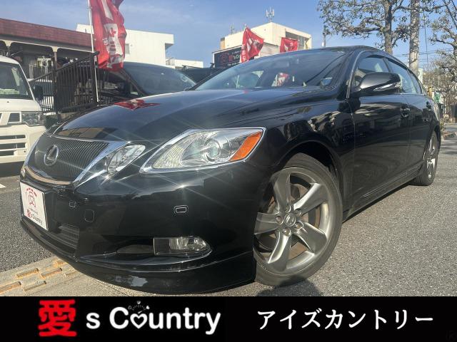 ＧＳ３５０　バージョンＩ　修復歴無し黒革サンルーフフルエアロスマートキーＥＴＣバックカメラ純正１８インチアルミ車検時記録簿ありエンジンミッションブレーキ関係１年間走行無制限保証付