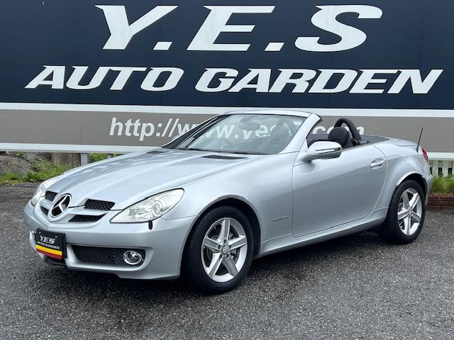 ＳＬＫ ＳＬＫ２００コンプレッサー　禁煙車　保証書　手帳　取説　整備記録簿　スペアキー　ヒーター付き黒革シート　走行２５０００キロ（1枚目）