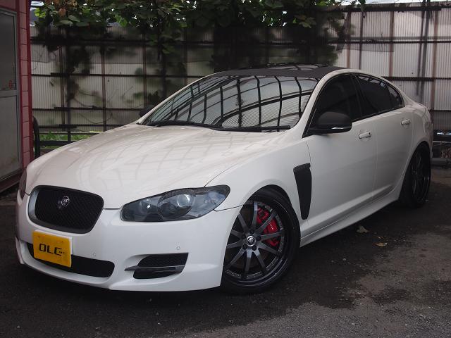 ＸＦ ＸＦ　スーパーチャージド　１５０台限定車　２１インチＷＯＲＫグノーシスＧＳ１本国仕様ＦバンパーローダウンアーデンＤＲＬ加工ボンネットライト加工ＸＦＲサイドステップワンオフフェンダーダクトＥＴＣアーデン製カーボンディフューザー（1枚目）