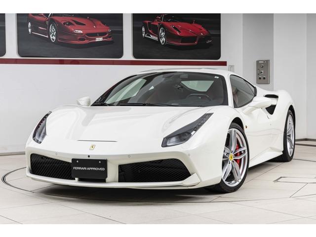 ４８８ＧＴＢ(フェラーリ) Ｆ１　ＤＣＴ　Ｂｉａｎｃｏ　Ａｖｕｓ　カーボンＬＥＤステアリング　バックカメラ　鍛造ホイール 中古車画像