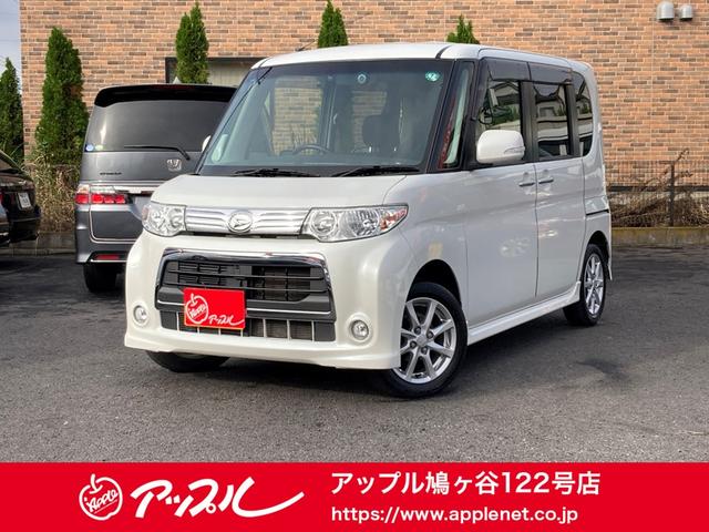 タント カスタムＸ　カロッツェリアディスプレイオーディオ・ＢＴオーディオ・スマートキー・ＥＴＣ・片側パワスラ・純正１４ＡＷ（1枚目）