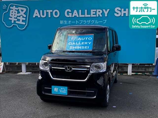 ホンダ ｎ ｂｏｘｇ 届出済み未使用車 軽自動車 ホンダセンシング 走行５ｋｍ 衝突軽減ブレーキ 両側スライドドア プッシュスタート アイドリングストップ オートエアコンの中古車 車体価格129 8万円 21 令和3 年式 走行5キロ 車体色クリスタルブラックパール 埼玉県