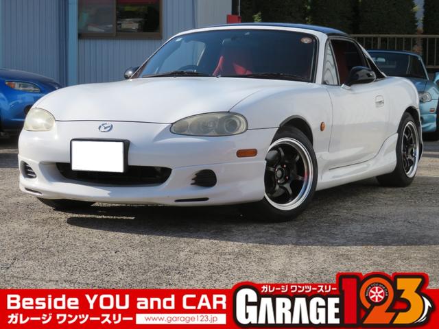 ロードスター(マツダ) ＮＲ−Ａ　タイベル交換済　テインDampers　アドバンレーシング１５インチアルミ　純正ハードトップ　ラジエター＆ホースサーモクランクセンサー入庫後新品交換 中古車画像