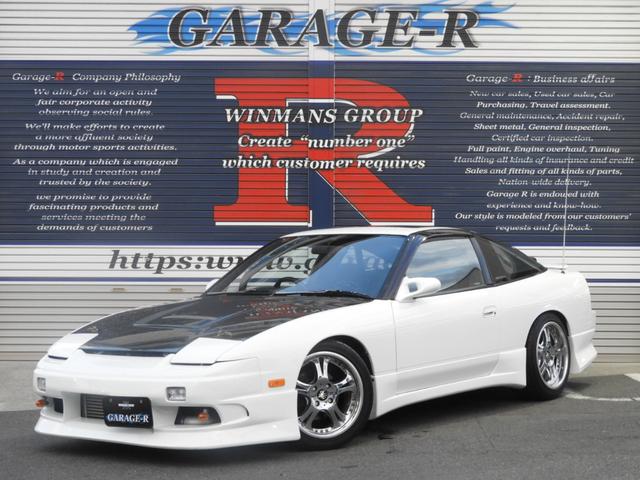 １８０ＳＸ タイプＸ　純正５ＭＴ　ＳＲ２０ＤＥＴエンジン　実質ワンオーナー　サンルーフ　エアコン　パワーステアリング　パワーウインドウ　ローダウン　アルミ　マフラー