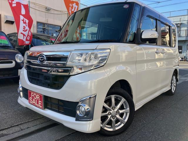 カスタムＸ　スマートセレクションＳＡ　ナビ　地デジＴＶ　ＬＥＤライト　ＤＶＤ再生　ＣＤ　ＳＤ　ＵＳＢ　ｉＰｏｄ　ＥＴＣ　新車保証書　車両取扱説明書　禁煙車　スマートキー　パワースライドドア