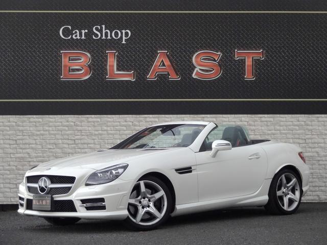 ＳＬＫ２００　ＡＭＧスポーツＰＫＧ　レーダーセーフティＰＫＧ　ガラスルーフ　本革シート　シートヒーター　メモリ付パワーシート　エアースカーフ　衝突被害軽減ブレーキ　純正ＨＤＤナビ　フルセグ　純正１８ＡＷ　純正ＨＩＤ