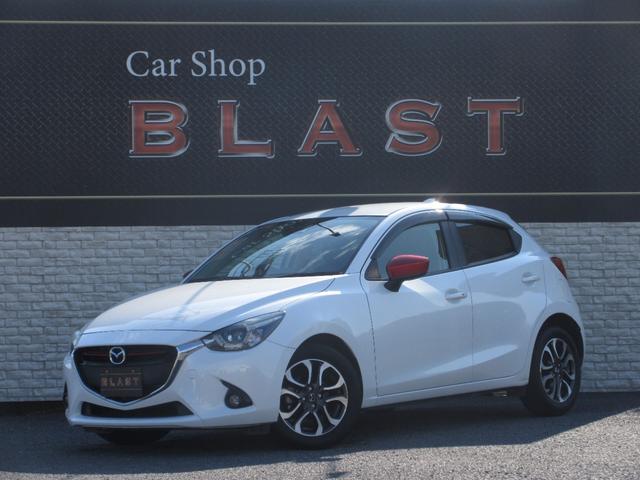 デミオ(マツダ) ＸＤツーリング　６速マニュアル　衝突被害軽減ブレーキ　純正ＳＤナビ　フルセグＴＶ　Ｂｌｕｅｔｏｏｔｈ　オートクルコン　シートヒーター　純正ＬＥＤライト　オートライト　アイドリングストップ　ヘッドアップディスプレイ 中古車画像