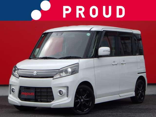スペーシアカスタム ＸＳリミテッド　１年保証付　禁煙車　純正ナビ　ワンセグＴＶ　バックカメラ　Ｂｌｕｅｔｏｏｔｈ　ＥＴＣ　両側パワースライドドア　衝突軽減システム　シートヒーター　ＨＩＤヘッドライト　ステアリングスイッチ　スマートキー（1枚目）