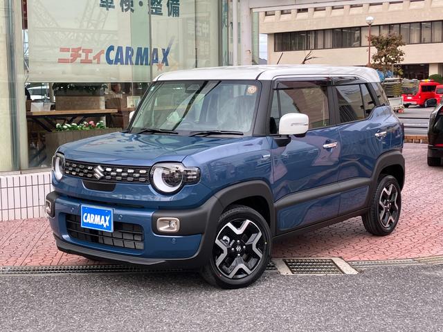 クロスビー(スズキ) ハイブリッドＭＺ　４ＷＤ　登録済み未使用車　全周囲カメラ　メーカーナビ　ＴＶ　スマートキー　衝突被害軽減　クリアランスソナー　レーダークルコン　レーンアシスト　アイドリングストップ　シートヒーター　ステアリングヒーター 中古車画像