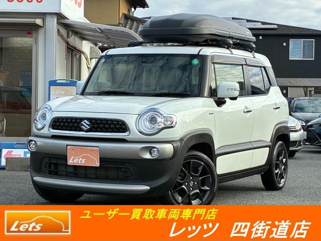 クロスビー(スズキ) ハイブリッドＭＺ　ルーフキャリア／７インチナビ／バックカメラ／ＥＴＣ／ナビ連動前後ドラレコ／フルセグ／ＣＤ・ＤＶＤ再生／Ｂｌｕｅｔｏｏｔｈ／パドルシフト／クルコン／コーナーセンサー／スペアキー／取扱説明書／記録簿 中古車画像