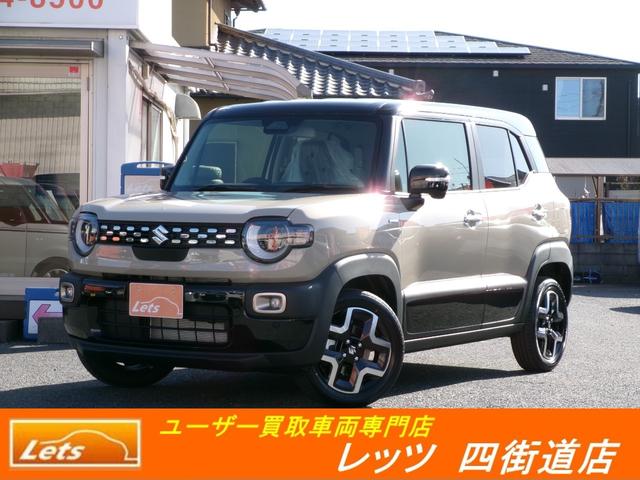 クロスビー(スズキ) ハイブリッドＭＺ　登録済未使用車　ブラック２トーンルーフ　スズキコネクトナビ　全方位カメラ　ＨＤＭＩ　シートヒーター　ステアリングヒーター　消灯軽減ブレーキ　ＢＳＭ　クルーズコントロール　スペアキー　取扱説明書 中古車画像