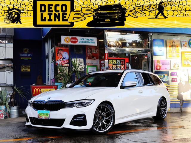 ３シリーズ(BMW) ３２０ｉツーリング　Ｍスポーツ　ハイラインパッケージ　イノベーションＰＫＧ　ハイラインＰＫＧ　ＥＩＢＡＣＨDampers　レムスデュアルマフラー　ＢＢＳ１９（ＲＥ−Ｖ７）　Aftermarketフロントスポイラー　トランクスポイラー　デュフューザー　３Ｄｄｅｓｉｇｎ３フッドペダル 中古車画像