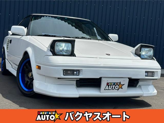 米国トヨタその他 　ＵＳトヨタ　ＭＲ２　左ハンドル　６速マニュアル　ＡＷ１１　ＸＹＺ車高調　レカロシート　フジツボマフラー　後期型テール・ハイマウント付リアウィング　タイベル交換済み（1枚目）