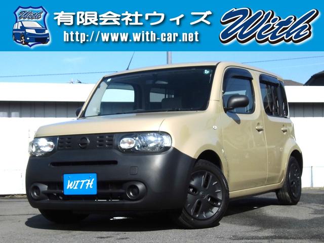 キューブ(日産) １５Ｘ　Ｍセレクション　ショップオリジナル・チッピングブラック仕上　AftermarketフルセグＴＶナビ　ＥＴＣ　スマートキー 中古車画像