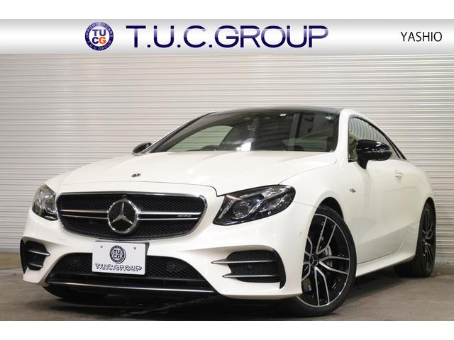 Ｅ５３　４マチック＋　クーペ　エクスクルーシブＰＫＧ　黒赤革　パノラマＳＲ　純正ナビ　フルセグＴＶ　ＣａｒＰｌａｙ　Ｂｕｒｍｅｓｔｅｒ　ＨＵＤ　３６０カメラ　エアサス　マルチビームＬＥＤ　Ｅ５３専用エアロ＆２０インチＡＷ　２年保証