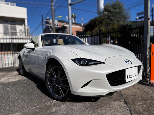 ロードスターＲＦ(マツダ) ＶＳ　１オーナー　禁煙車　ボディコーティング済　純正ドライブレコーダー　純正ナビ＆フルセグ＆バックカメラ＆ＥＴＣ２．０　ＢＯＳＥ 中古車画像