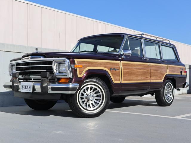 ジープ・グランドワゴニア 1991y 最終モデル 5.9L V8 ビルシュタインショック 純正15インチAW ホーリー製キャブ ヒッチメンバー ルーフレール 記録簿 フォグ エアコン Bluetoothオーディオ ETC(1枚目)