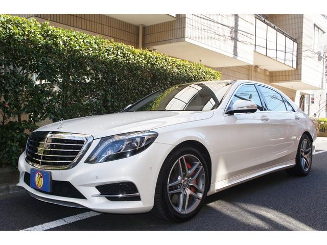 Ｓ５５０ロング　Ｄホワイト　白系２色内装　シーシェルグレー／クリスタルグ２色革　デジーノメタライズウッド　ＡＭＧスポーツライン　ショーファーパッケージ　パノラマルーフ　１オナ　買取直販　ディーラー整備　ＡＩＳ４．５点