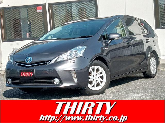 プリウスアルファ(トヨタ) Ｇ　７人乗り　クルコン　ＬＥＤヘッド　前フォグ　純正ナビ　Ｂｌｕｅｔｏｏｔｈ 中古車画像