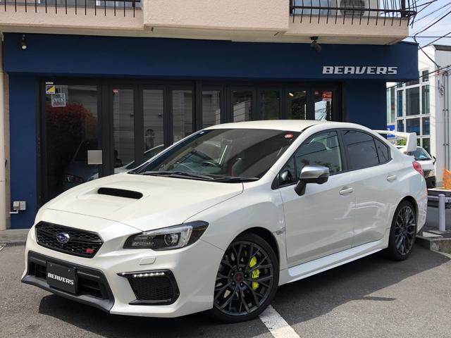 スバル ＷＲＸ ＳＴＩ ＳＴＩ　タイプＳ　ワンオーナー　６ＭＴ　８インチナビ　フロント　サイド　バックカメラ　ＥＴＣ２．０　ドライブレコーダー　パワーシート　シートヒーター　純正１９インチＡＷ　アクセサリーライナー　大型リヤウイング　ＢＳＭ