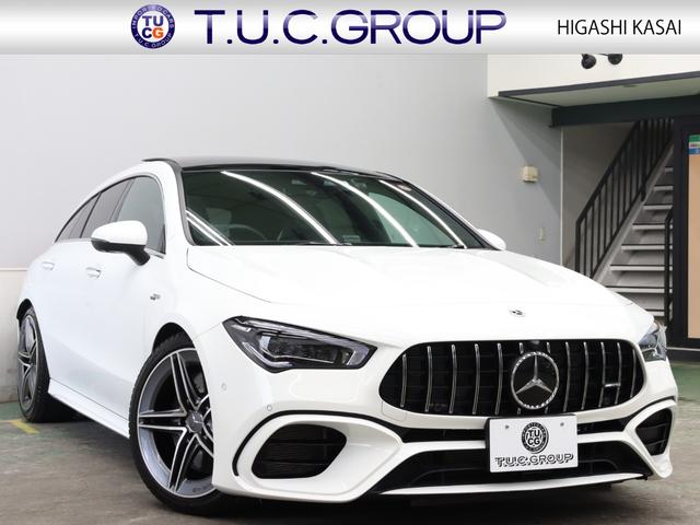 メルセデスＡＭＧ ＣＬＡクラス シューティングブレーク ＣＬＡ４５　Ｓ　４マチック＋　シューティングブレーク　ＡＭＧアドバンスド＆パフォーマンスＰ　ＡＭＧパフォーマンスシート　ベンチレーター　パノラマＳＲ　ナビＴＶ　ＨＵＤ　３６０カメラ　ＡＭＧドライビングスイッチ　ＡＭＧエアロ＆１９インチＡＷ　２年保証付