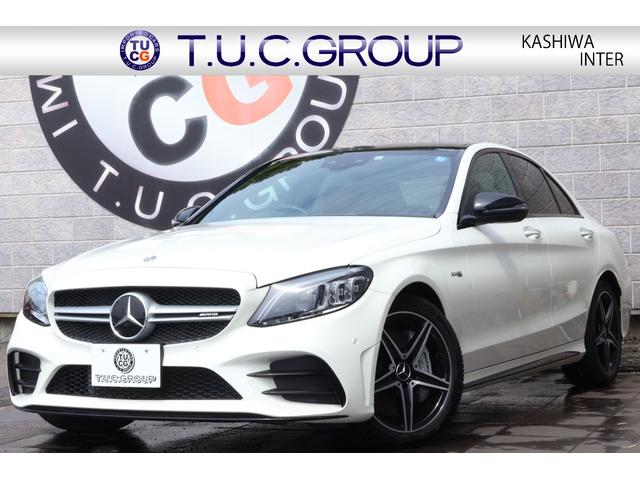 Ｃ４３　４マチック　後期　レーダーＰ　ナイトＰ　エアバランスＰ　パノラマＳＲ　クランベリーレッド革シート　シートＨ　ナビＴＶ　ＡｐｐｌｅＣａｒＰｌａｙ　ブルメスターＳ　フットトランクＯＰ　ＨＵＤ　アナログ時計　２年保証