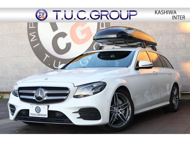 Ｅクラスステーションワゴン(メルセデス・ベンツ) Ｅ２２０ｄ　ステーションワゴンアバンギャルドスポーツ　レーダーＰ　ＡＭＧスタイリングＰ　黒ハーフ革　シートヒーター　ナビＴＶ　３６０度カメラ　ＡｐｐｌｅＣａｒＰｌａｙ　キーレスＧＯ　電動Ｒゲート　マルチＬＥＤ　純正ルーフキャリア　ＡＭＧ１９ＡＷ　２年保証 中古車画像