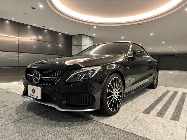 Ｃクラス(AMG) ＡＭＧ　Ｃ４３　４ＭＡＴＩＣ　カブリオレ／エアスカーフ　車検Ｒ８年２月／赤革／赤幌／エアスカーフ／ナ 中古車画像