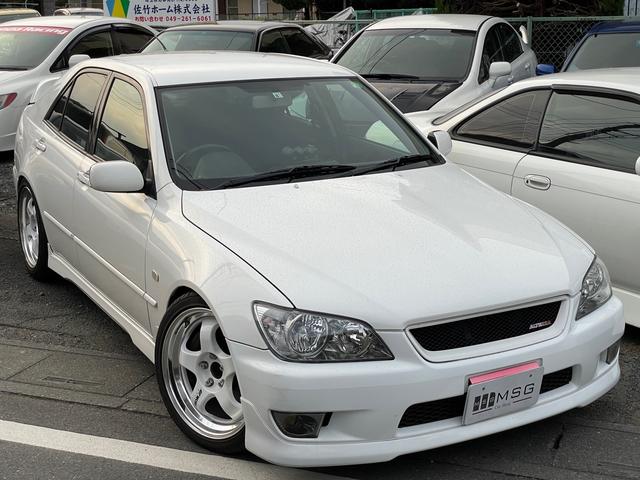 トヨタ アルテッツァｒｓ２００ ｚエディション 後期型 ｗｏｒｋマイスター 車高調 マフラー 社外ｌｅｄテールランプの中古車 車体価格48万円 03 平成15 年式 走行17 7万キロ 車体色ホワイト 埼玉県ふじみ野市うれし野２ １ ６ 株 ｍｓｇ 改造車買取 スポーツカー