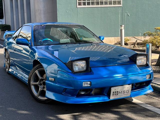 日産 １８０ＳＸ タイプＸ　スーパーハイキャスパッケージ　５速載せ替え公認　社外ナックル　社外アーム　社外マフラー　車高調　前置きインタークーラー