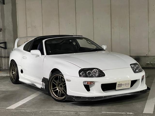 ＪＺＡ８０　スープラエアロトップ入庫しました♪ 車検はＲ７．３まで残ってます！